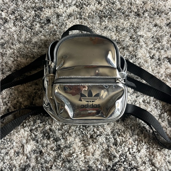CHROME ADIDAS MINI BACKPACK - Picture 1 of 8